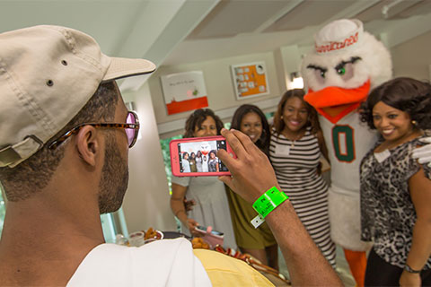 Canes taking a picture