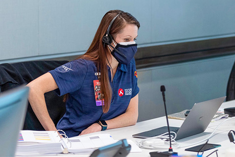 NASA engineer Erisa Hines Stilley, a University of Miami alumna, helped lead the Mars mission to land the sophisticated rover Perseverance on the red planet.