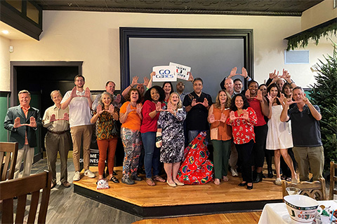  Palm Beach ’Canes held a toy drive to benefit the Pediatric Mobile Clinic at the Miller School of Medicine. 