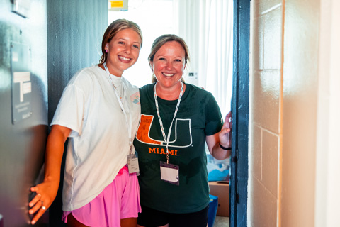 Thousands of new students are arriving at the University of Miami Coral Gables Campus this week as many move in to begin the Fall 2022 semester.