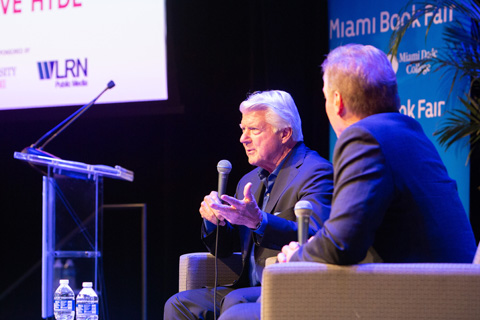 The University community welcomed renowned authors and other celebrities during the Miami Book Fair.