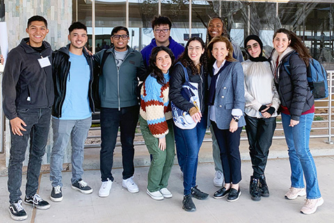   Nine University of Miami School of Architecture students participated in the Covenant Health Community Collaborative Design Studio in Lubbock, Texas. 